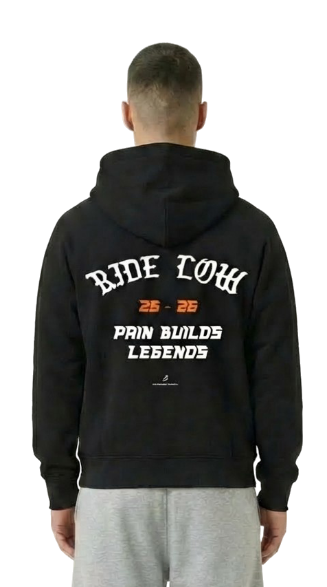 RIDE LOW ZIPPER BLACK