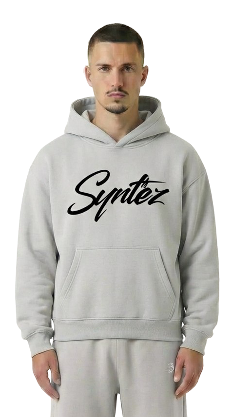 HOODIE SYNTHEZ FULL LOGO GREY/BLACK