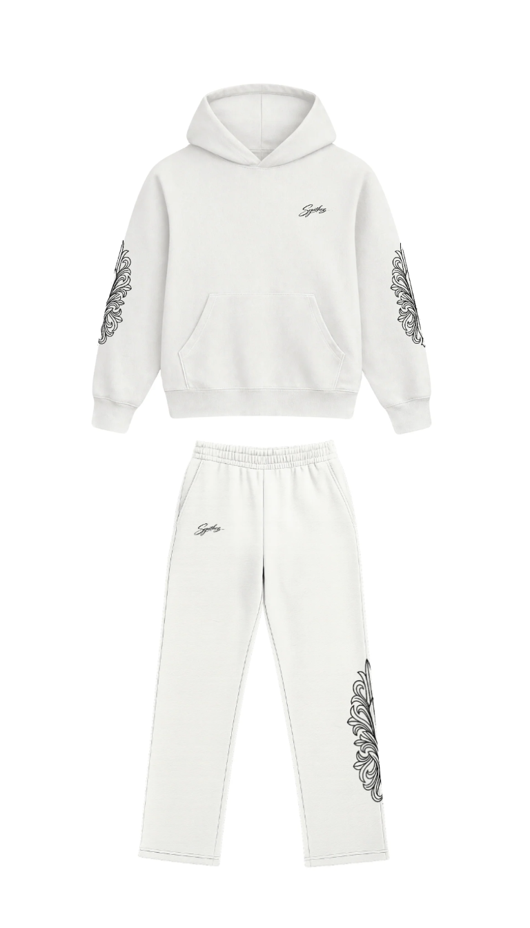 WORLDWIDE TRACKSUIT CREAM BUNDLE (JOGGER + HOODIE)