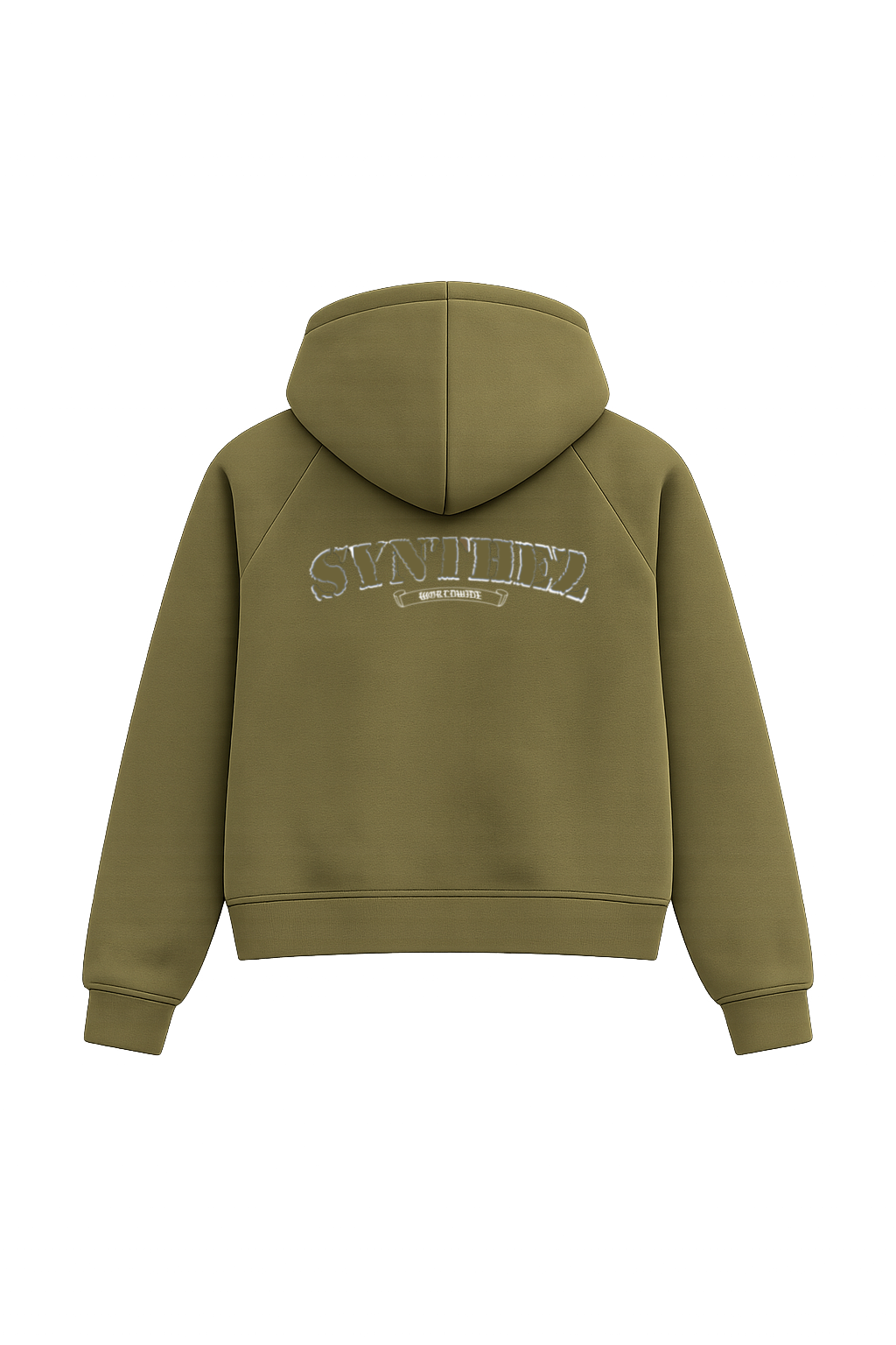 CHROME ZIPPER KHAKI/WHITE
