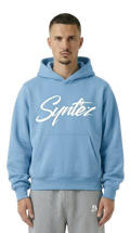 HOODIE SYNTHEZ LOGO BLUE/WHITE