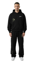 CAMOUFLAGE TRACKSUIT BUNDLE BLACK (JOGGER + HOODIE)