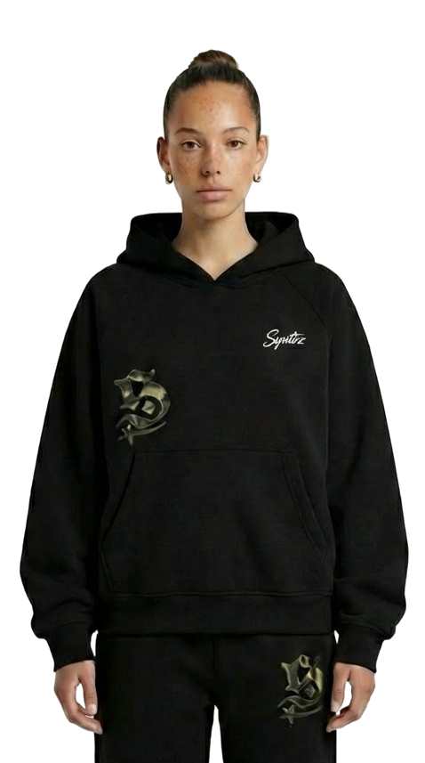 HOODIE BLACK/CAMOUFLAGE