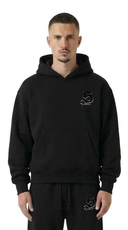 HOODIE BLACK PATCHIE