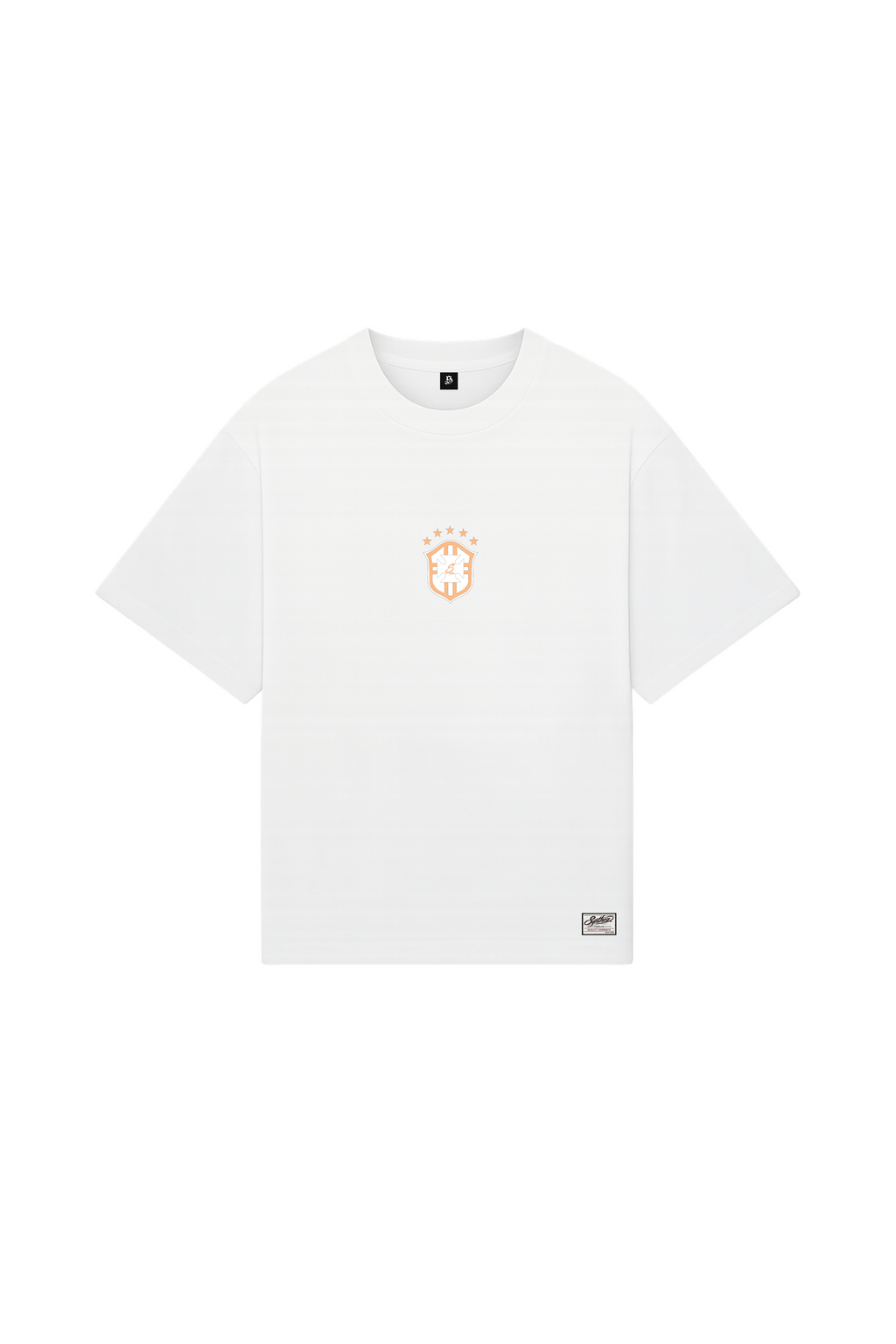 BRAZIL T-SHIRT WHITE/ORANGE