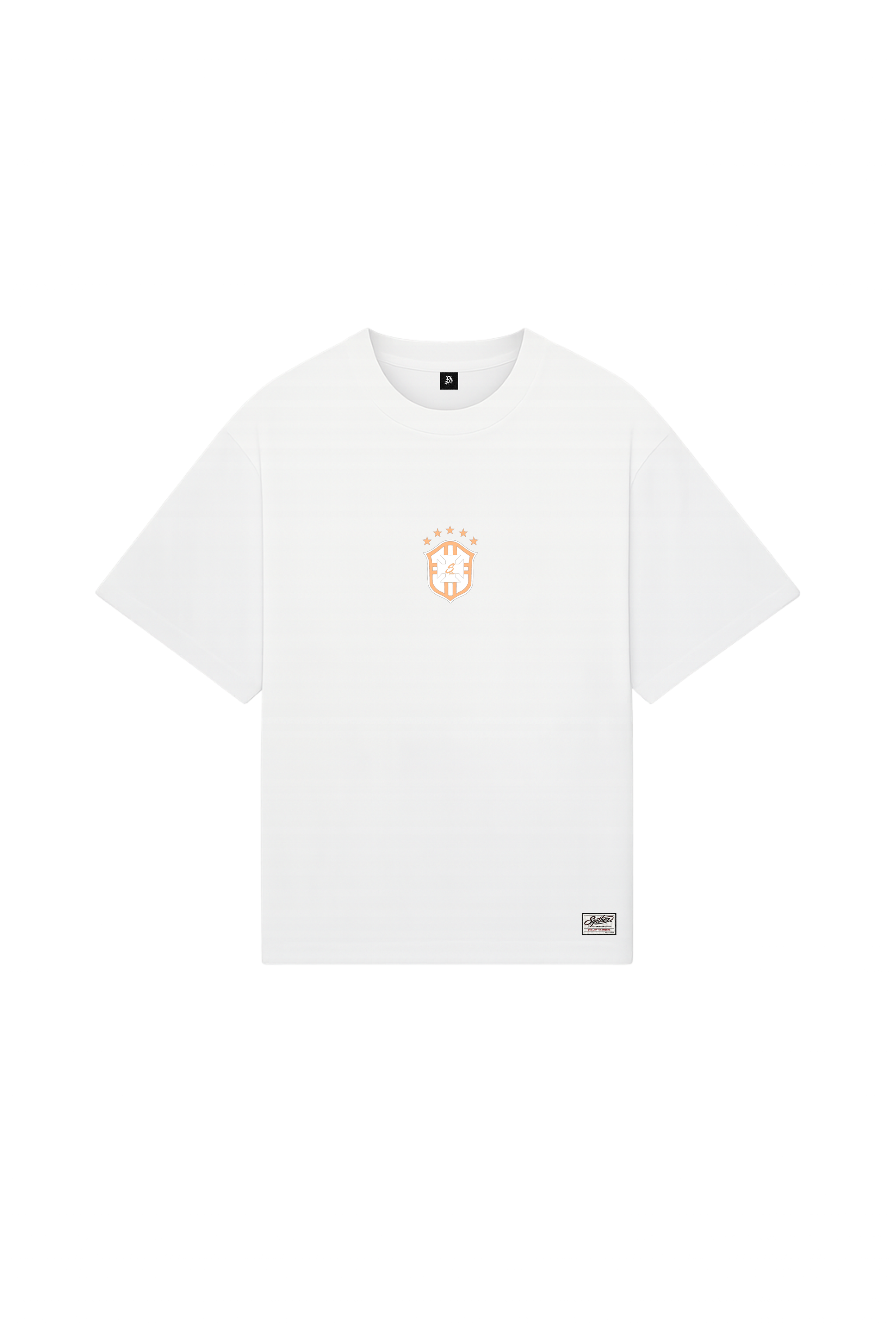 BRAZIL T-SHIRT WHITE/ORANGE