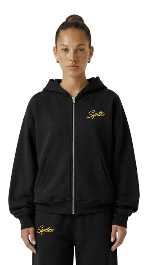 CHROME ZIPPER BLACK/YELLOW