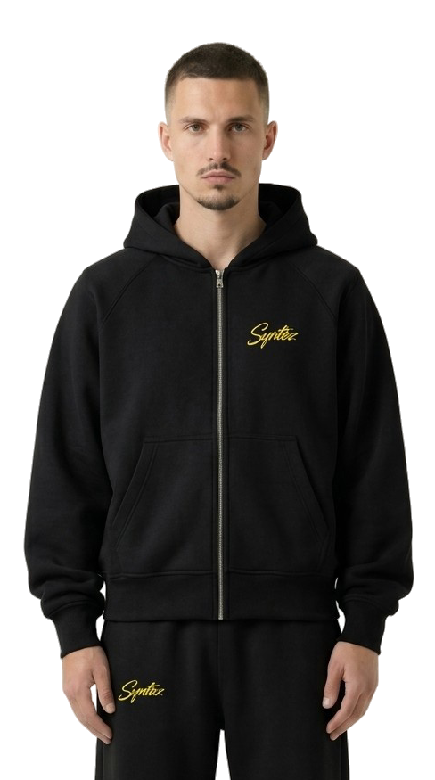 CHROME ZIPPER BLACK/YELLOW