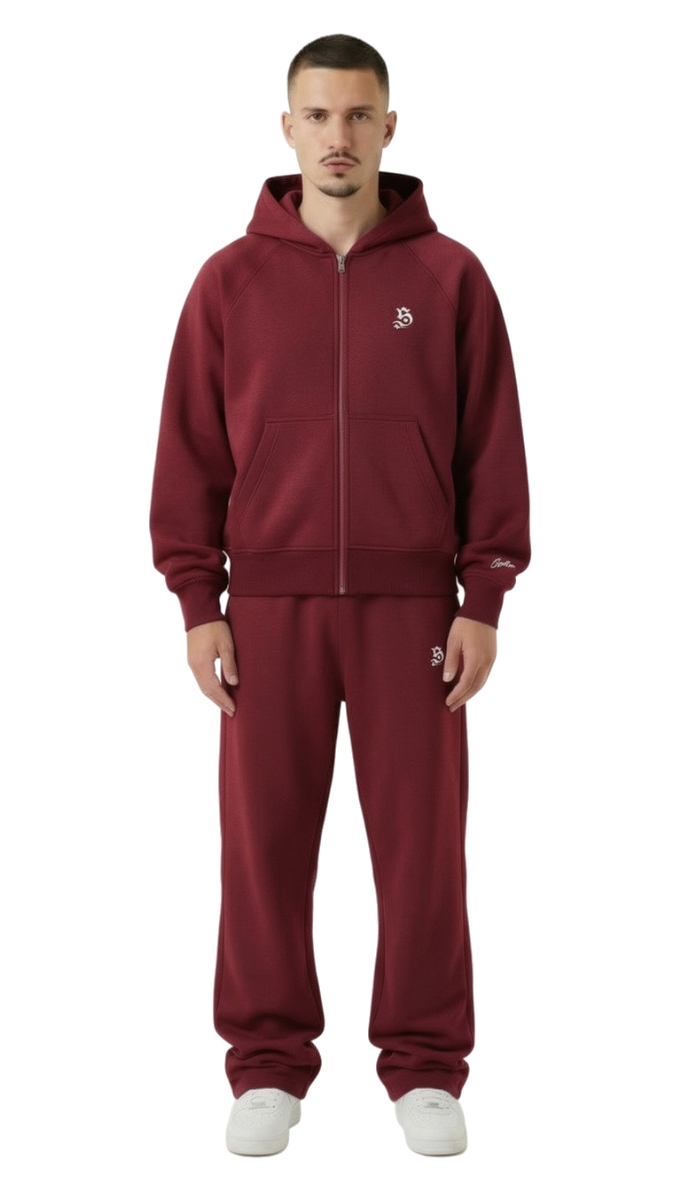 BASIC JOGGER WINE RED
