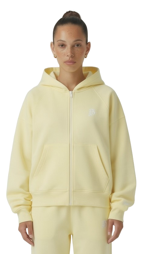 BASIC ZIPPER BEIGE/YELLOW