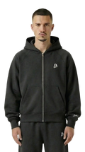 BASIC ZIPPER DARK GREY