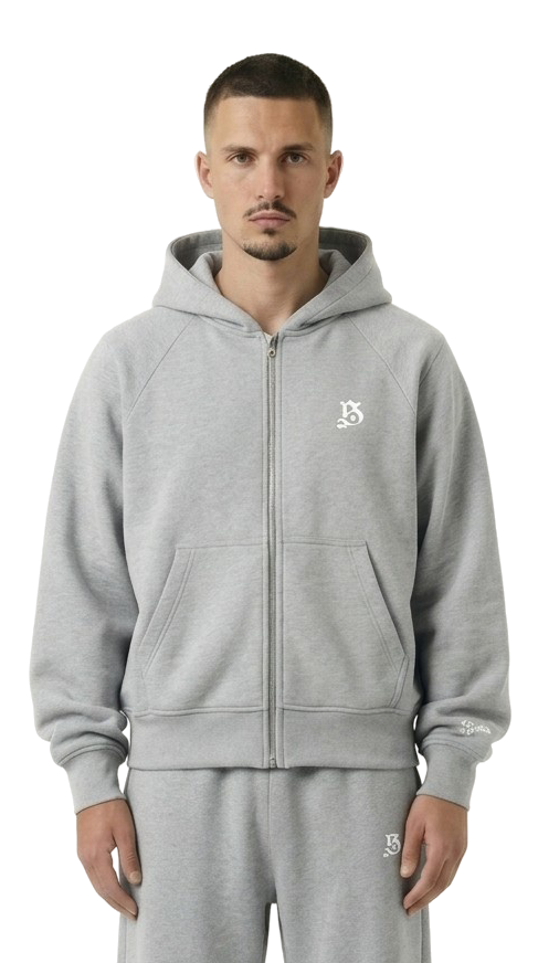 BASIC ZIPPER GREY