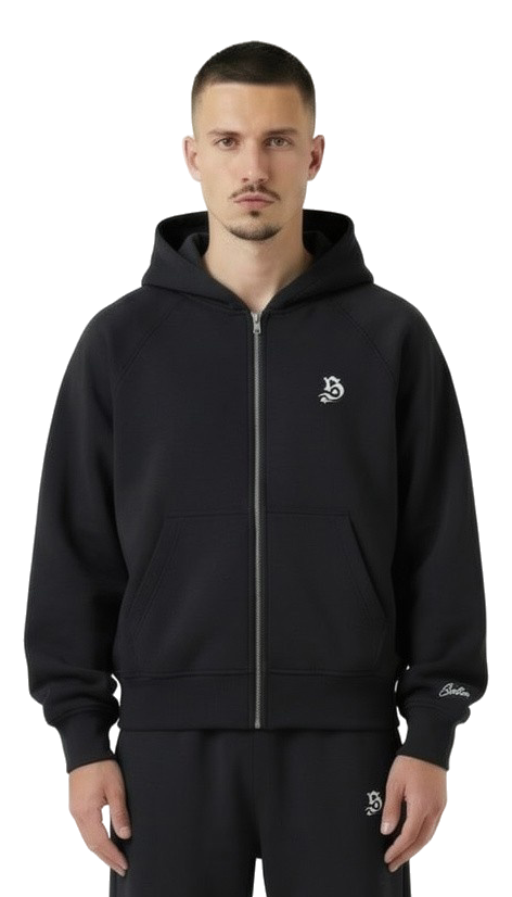 BASIC ZIPPER BLACK