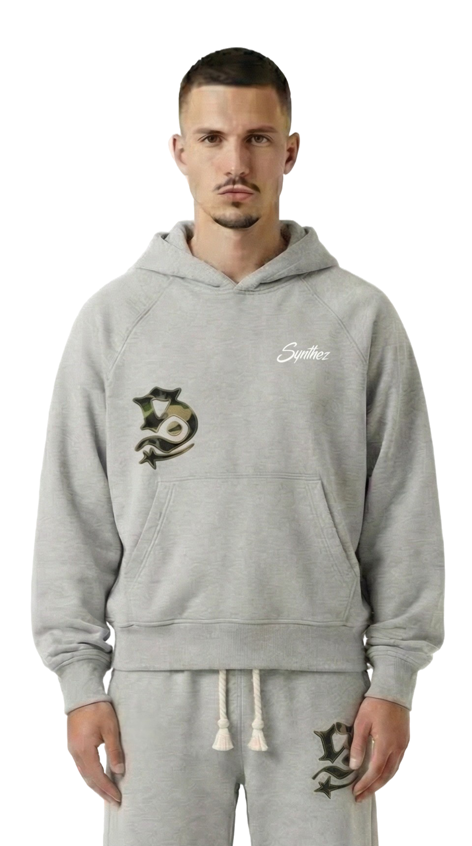 HOODIE GREY/CAMOUFLAGE