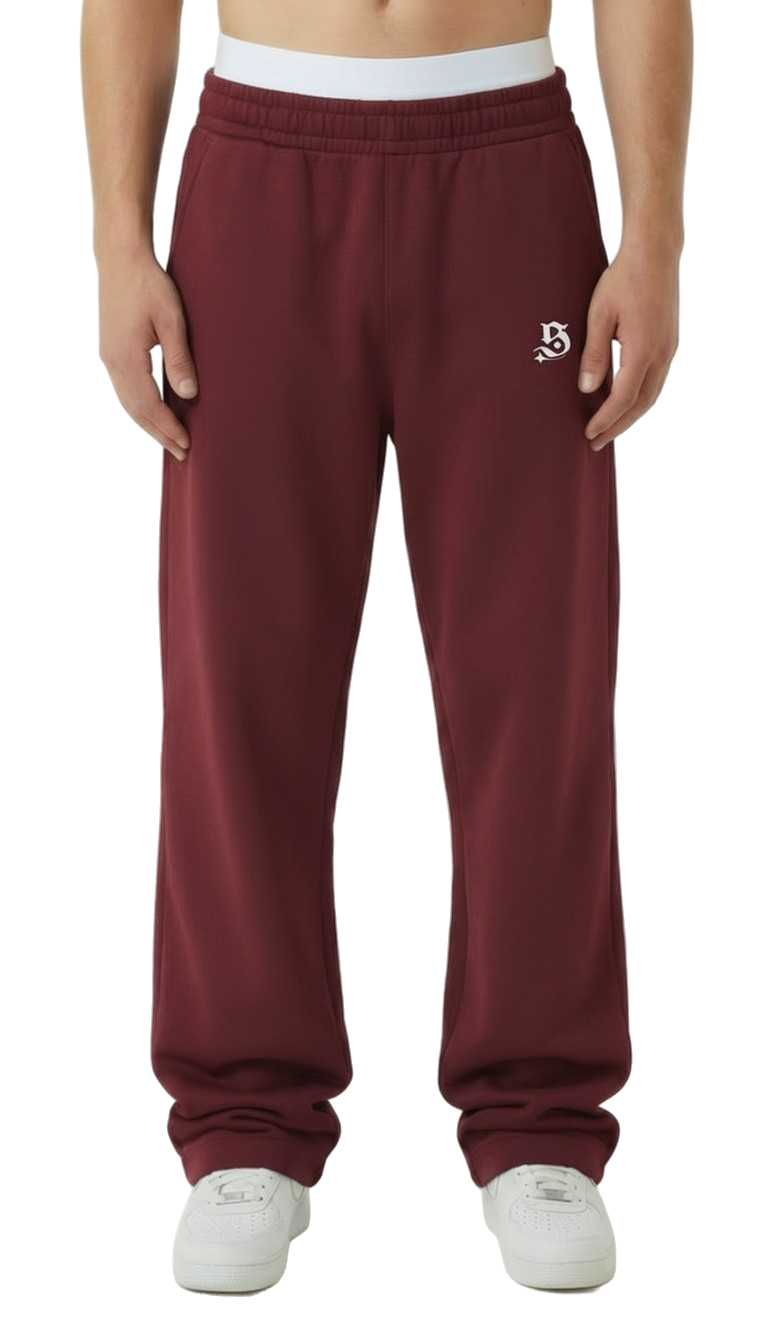 BASIC JOGGER WINE RED