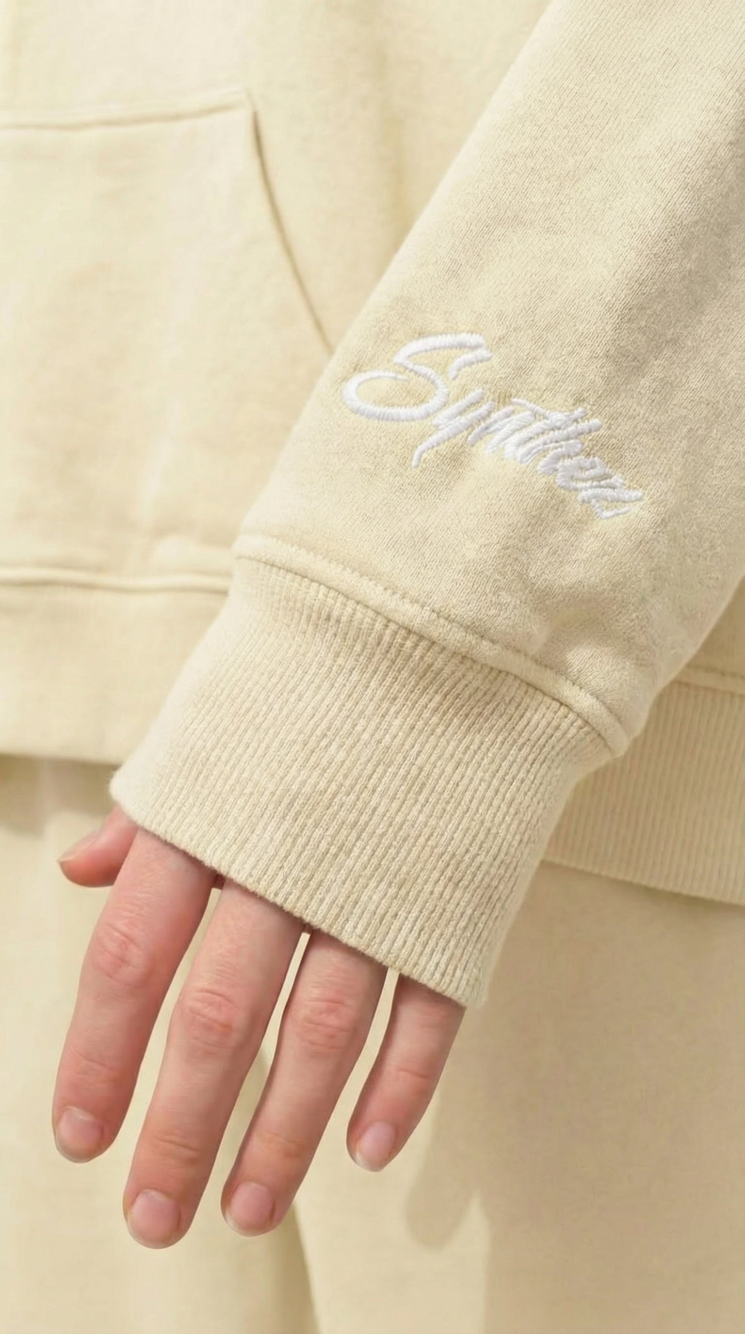 BASIC ZIPPER BEIGE/YELLOW