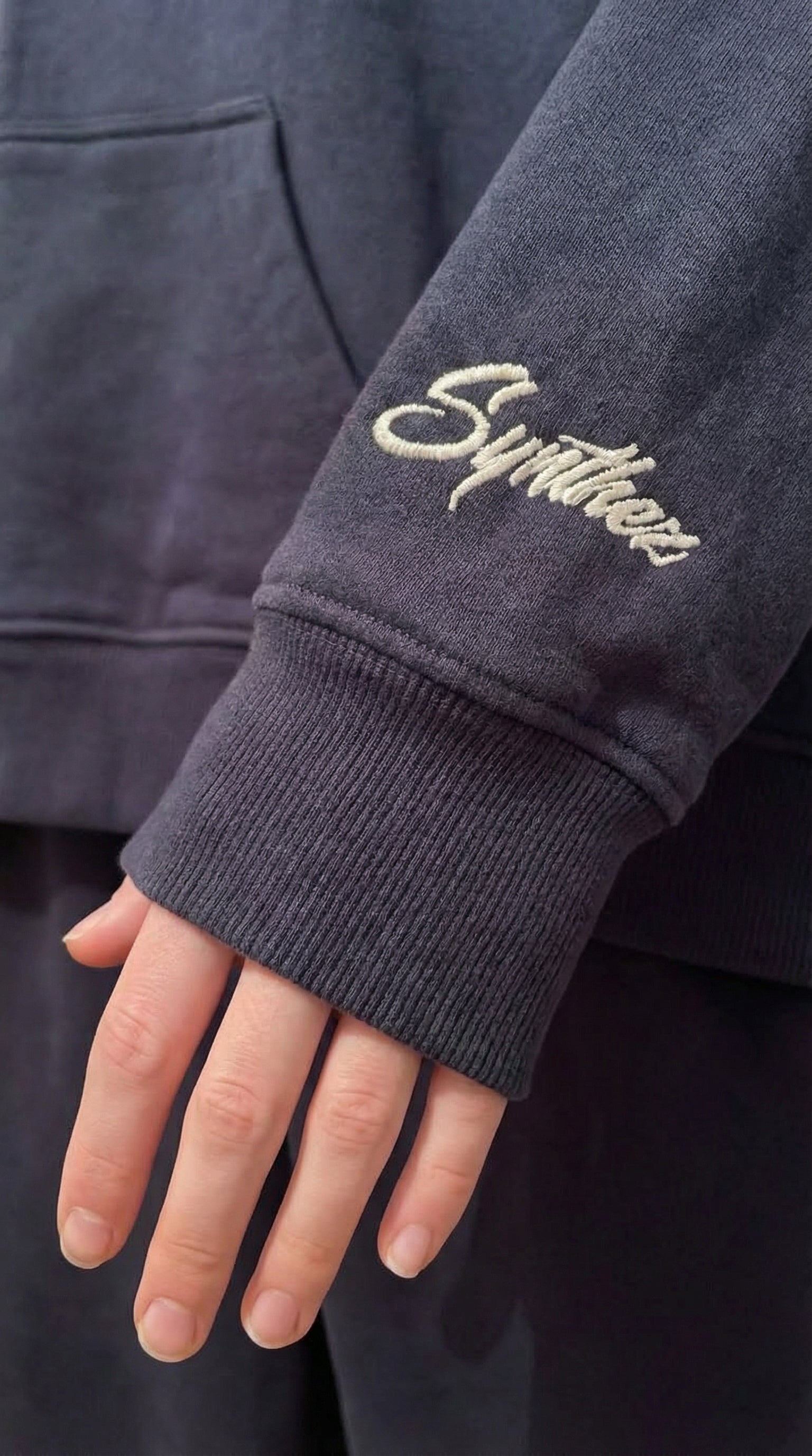 BASIC ZIPPER NAVY BLUE