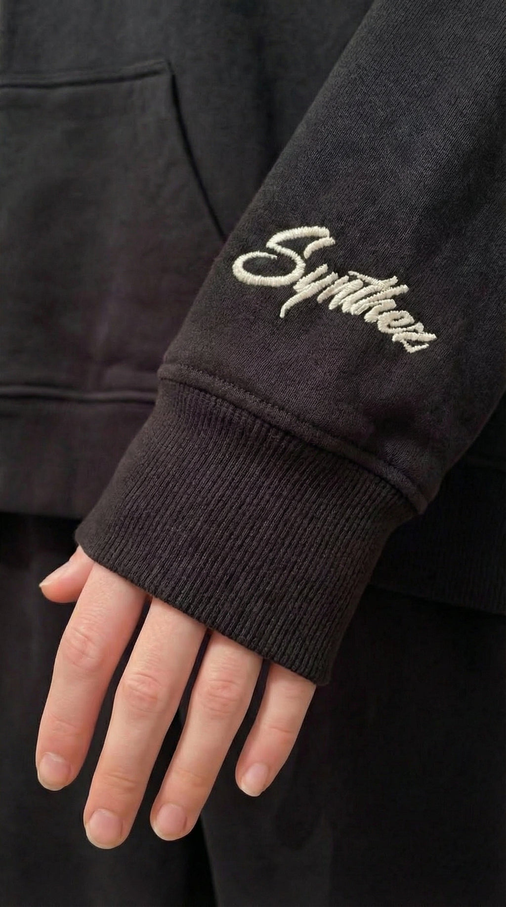 BASIC TRACKSUIT BLACK  (ZIPPER + JOGGER)