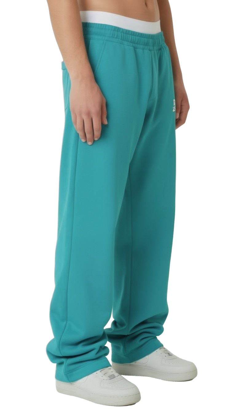BASIC TRACKSUIT TIFFANY BLUE (ZIPPER + JOGGER)