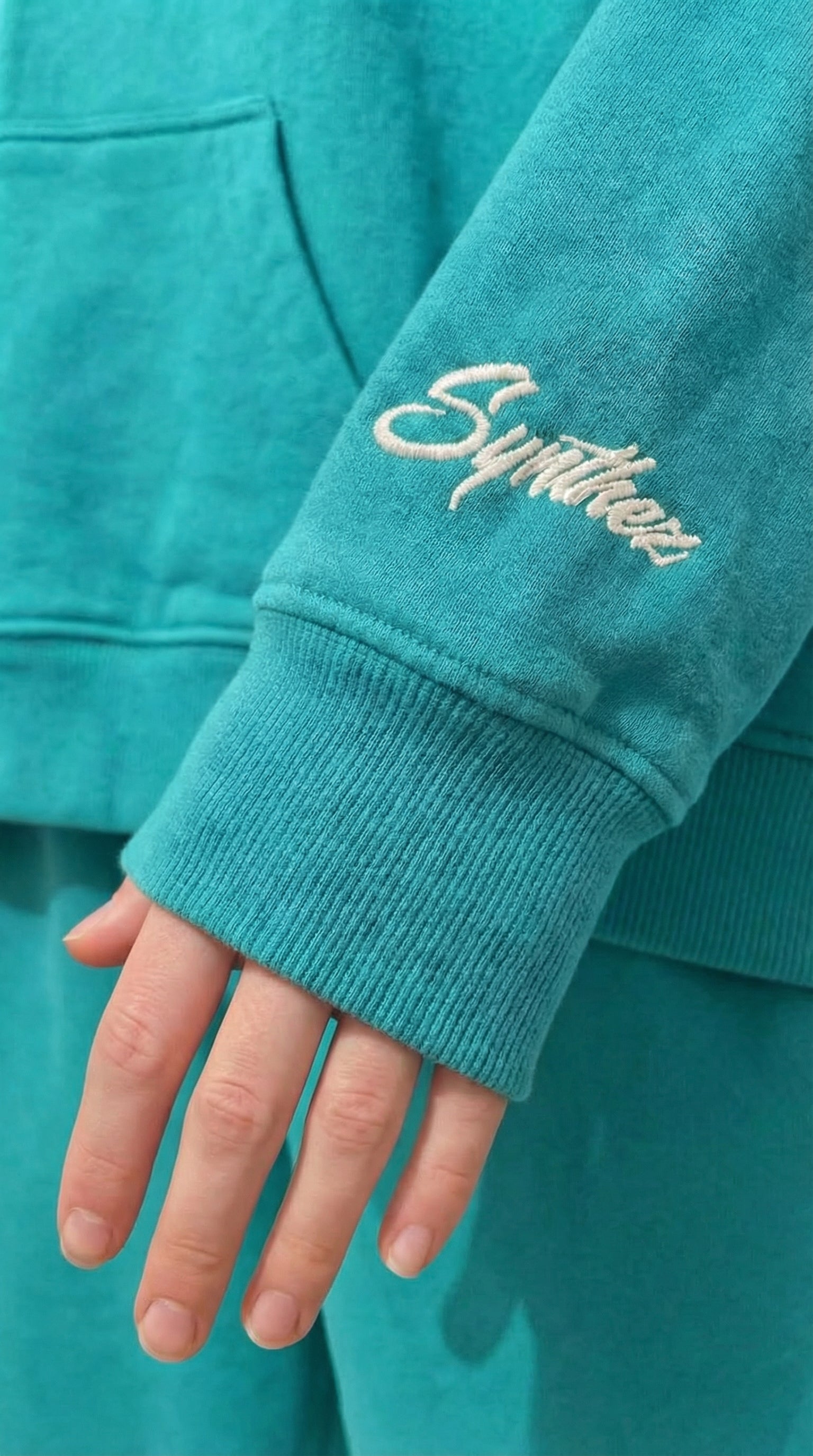 BASIC ZIPPER TIFFANY BLUE