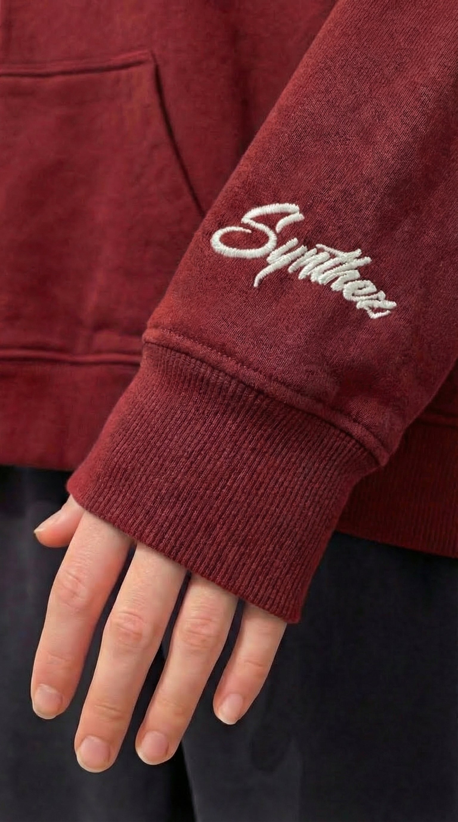 BASIC TRACKSUIT WINE RED  (ZIPPER + JOGGER)