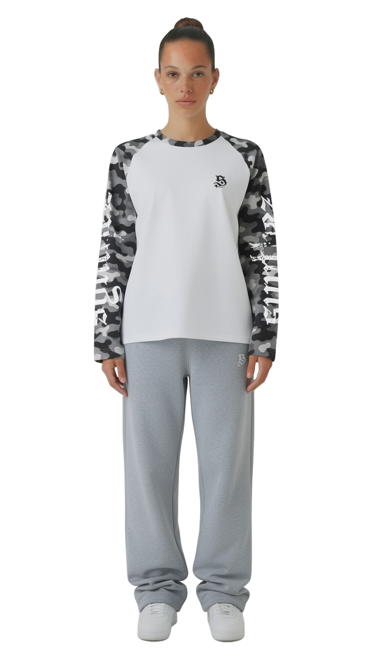 LONGSLEEVE CAMOUFLAGE BLACK