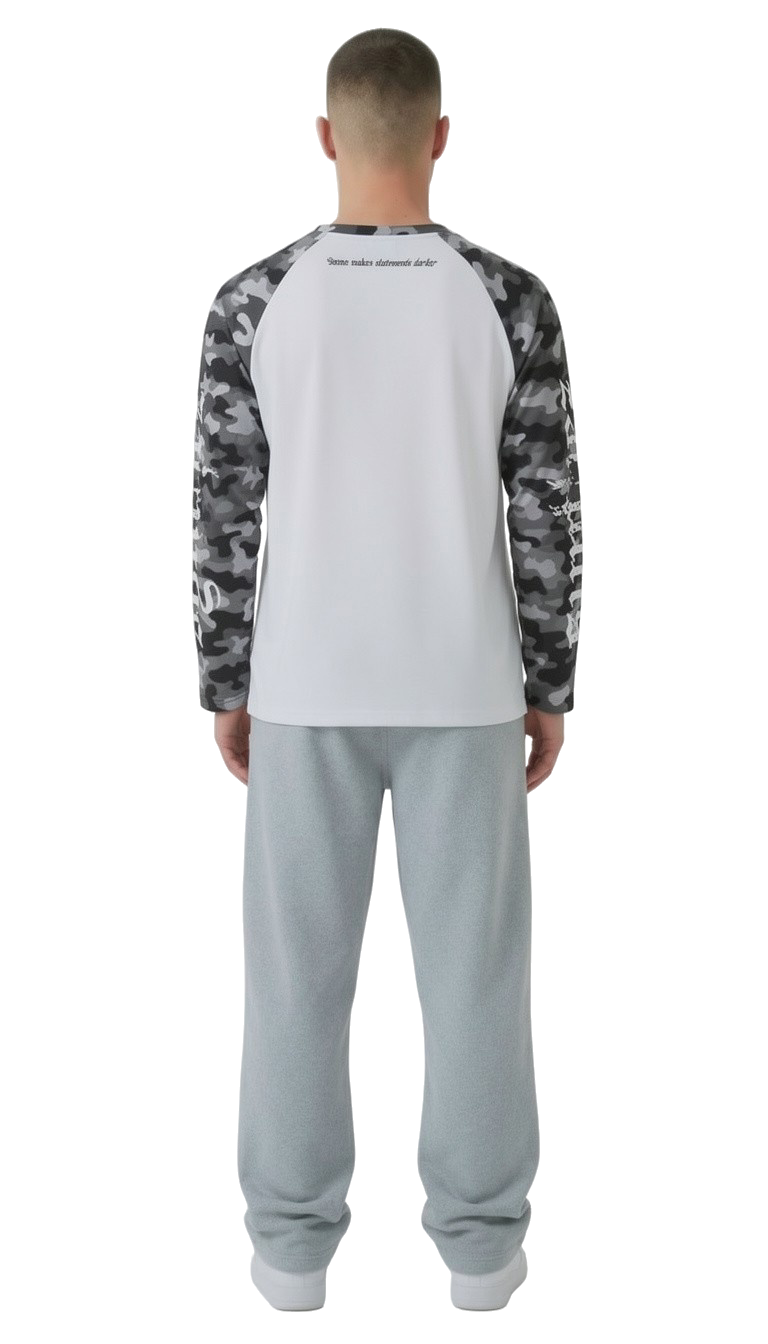 LONGSLEEVE CAMOUFLAGE BLACK