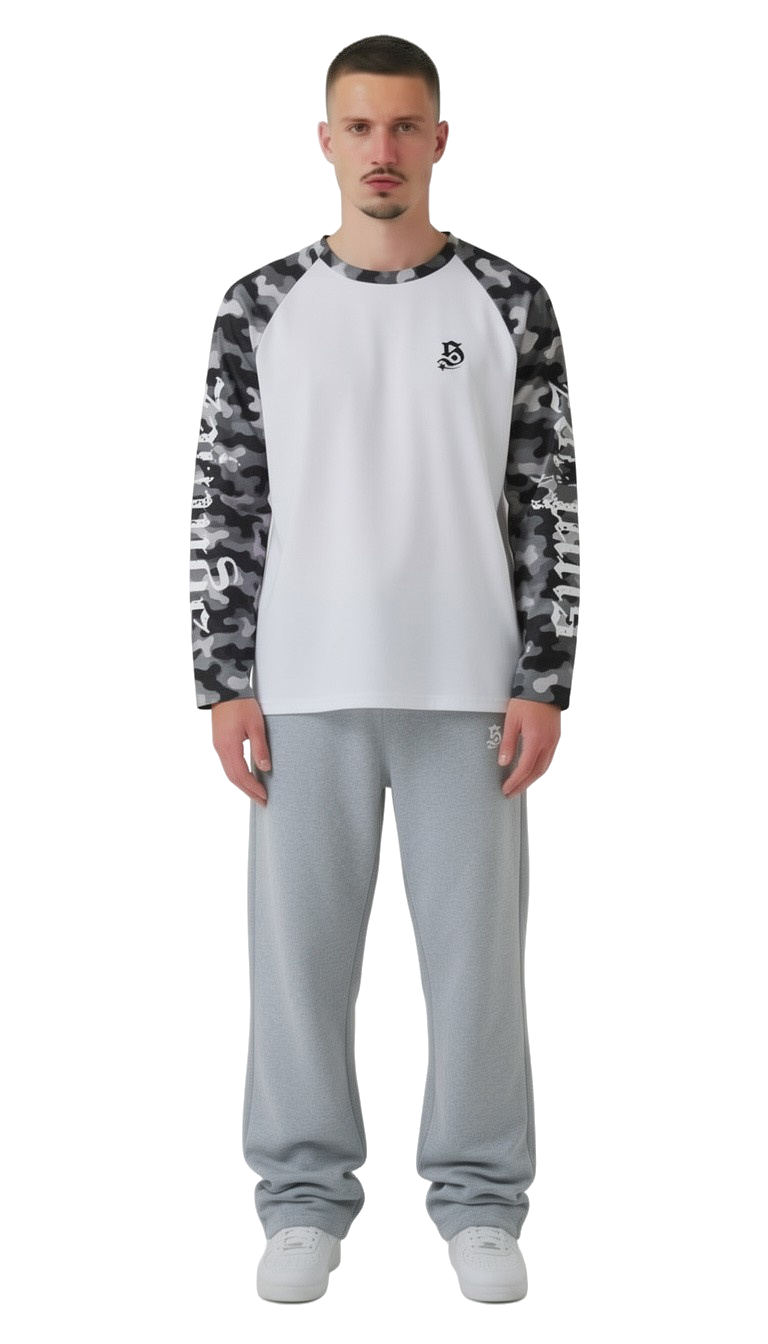LONGSLEEVE CAMOUFLAGE BLACK