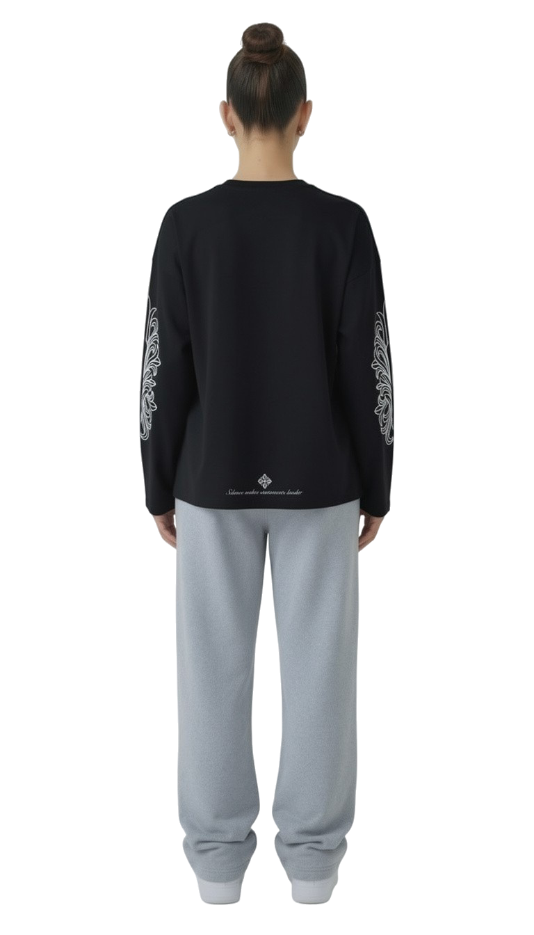 LONGSLEEVE WORLDWIDE BLACK