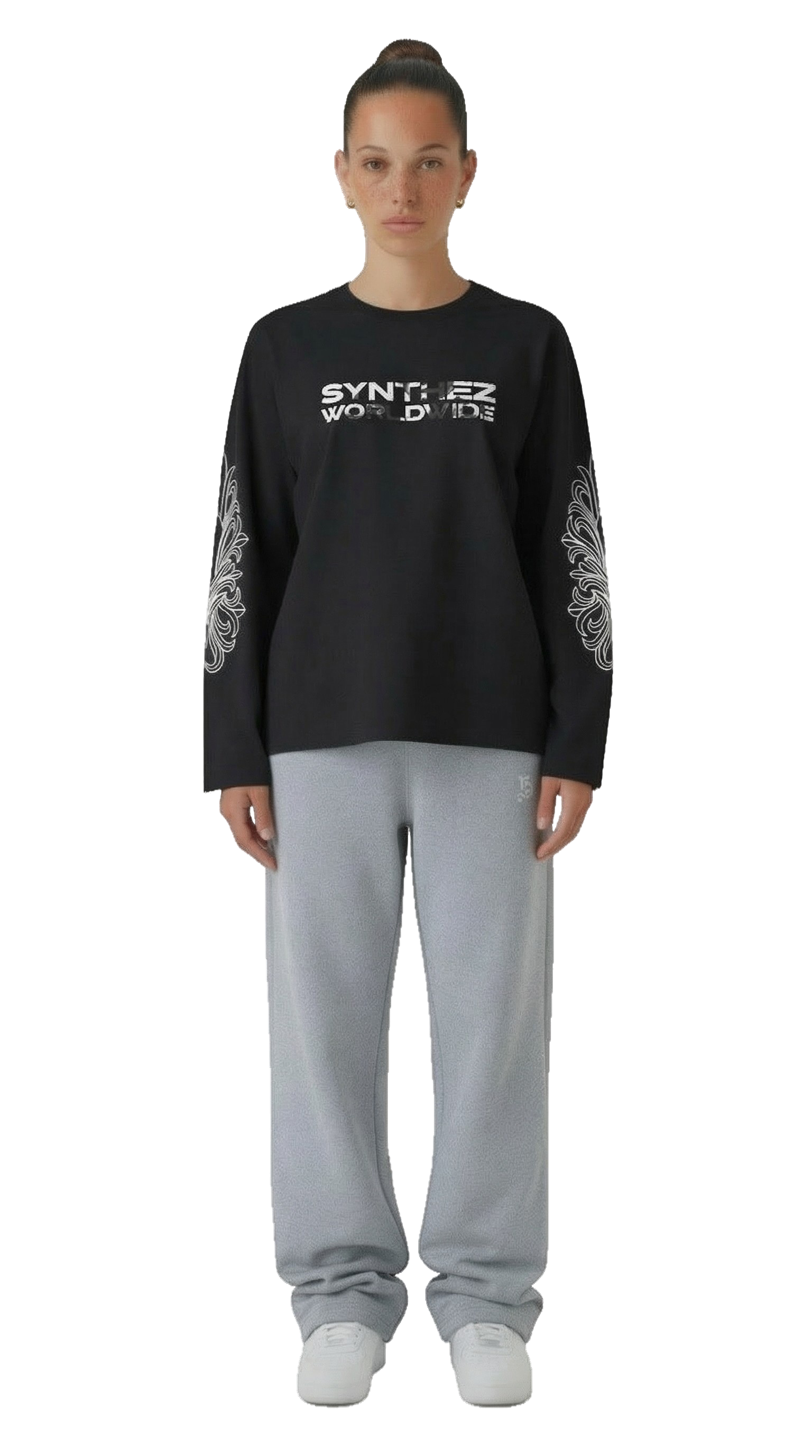 LONGSLEEVE WORLDWIDE BLACK