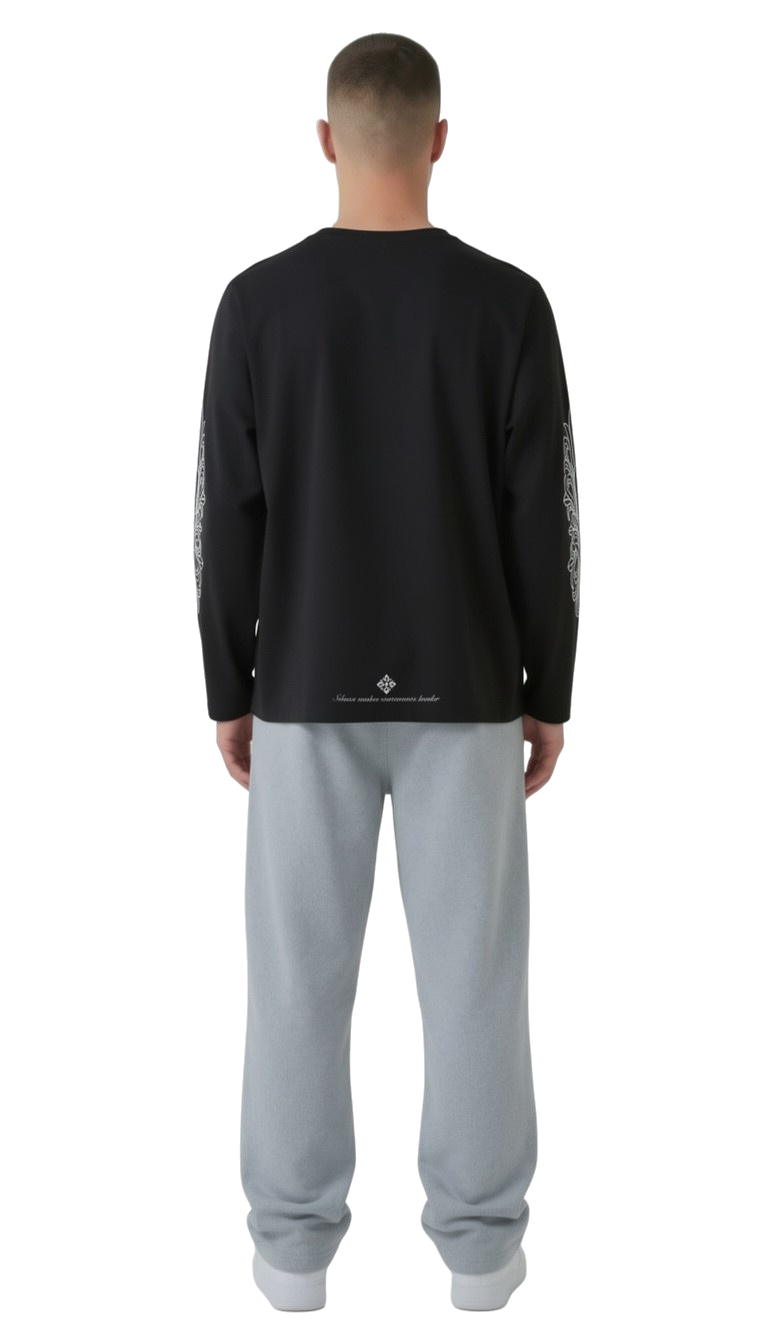 LONGSLEEVE WORLDWIDE BLACK