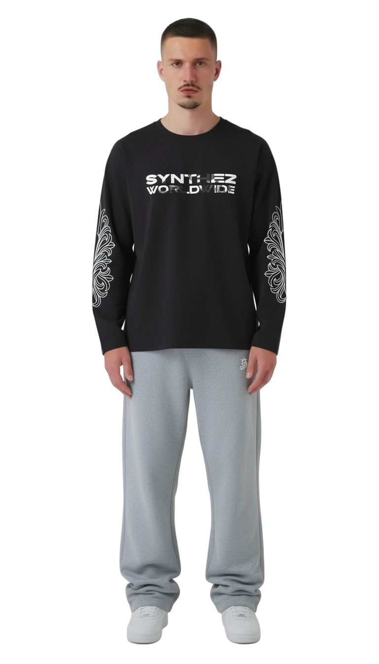 LONGSLEEVE WORLDWIDE BLACK