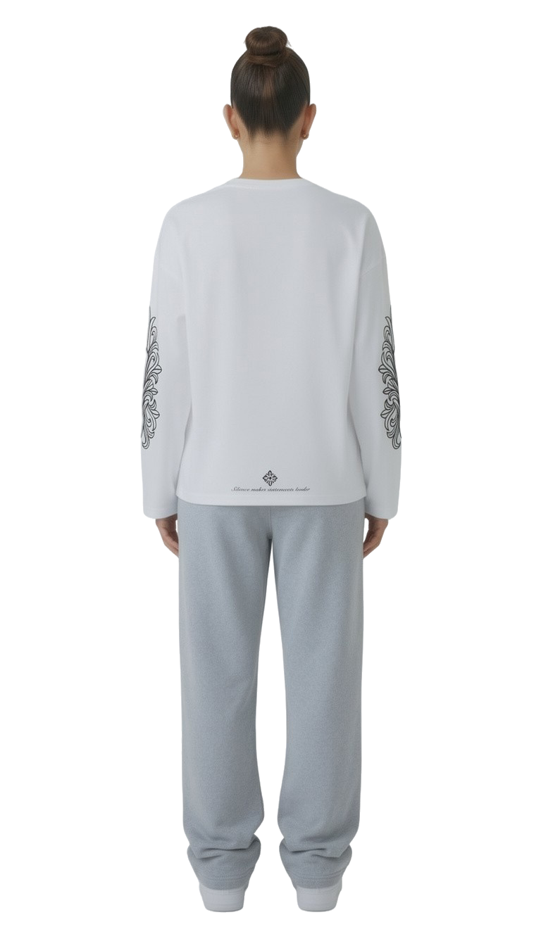 LONGSLEEVE WORLDWIDE WHITE