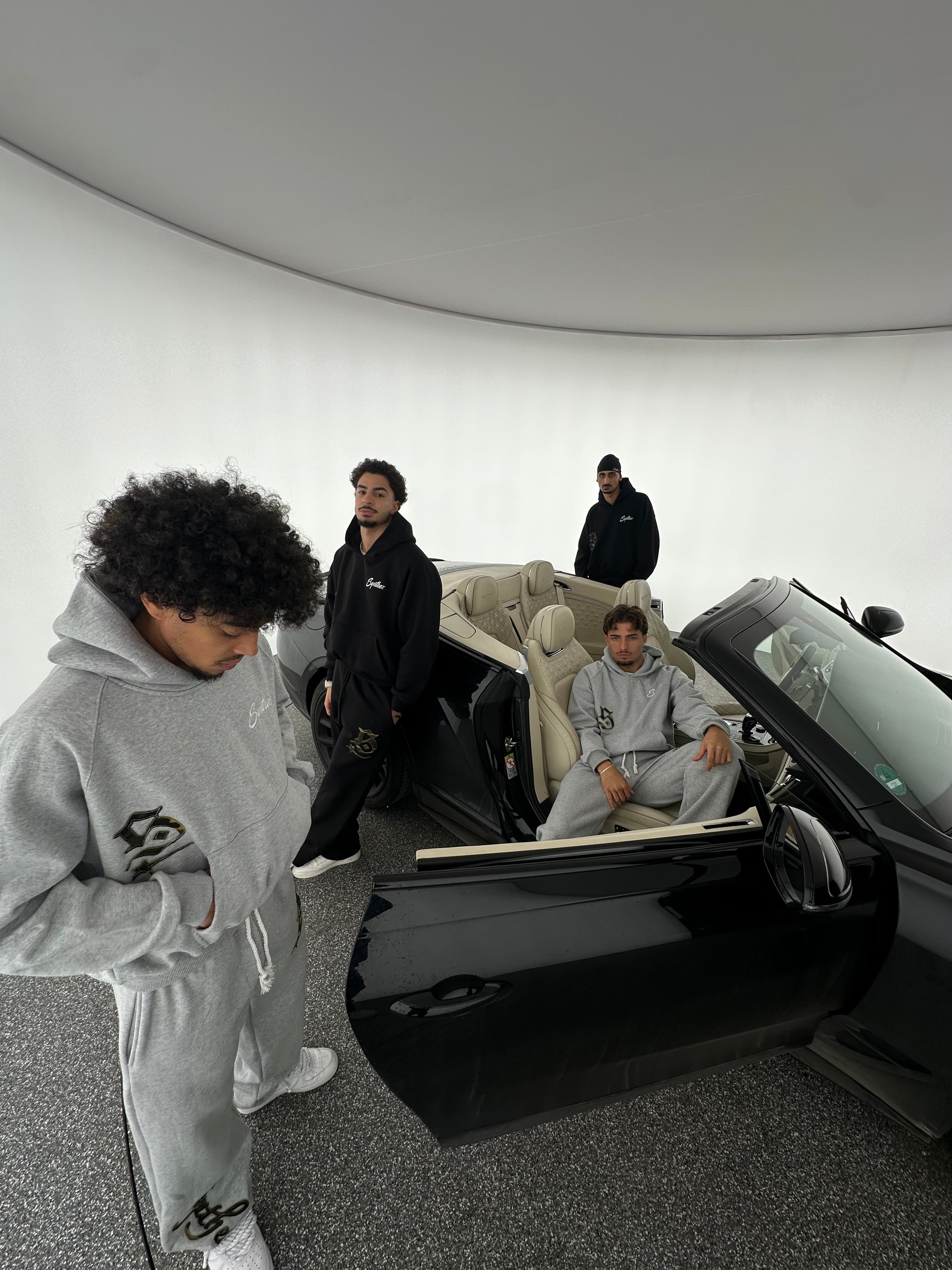 CAMOUFLAGE TRACKSUIT BUNDLE GREY (JOGGER + HOODIE)