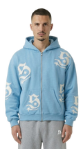 PATCH ZIPPER BLUE
