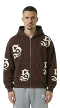PATCH ZIPPER BROWN