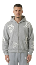 PATCH ZIPPER GREY
