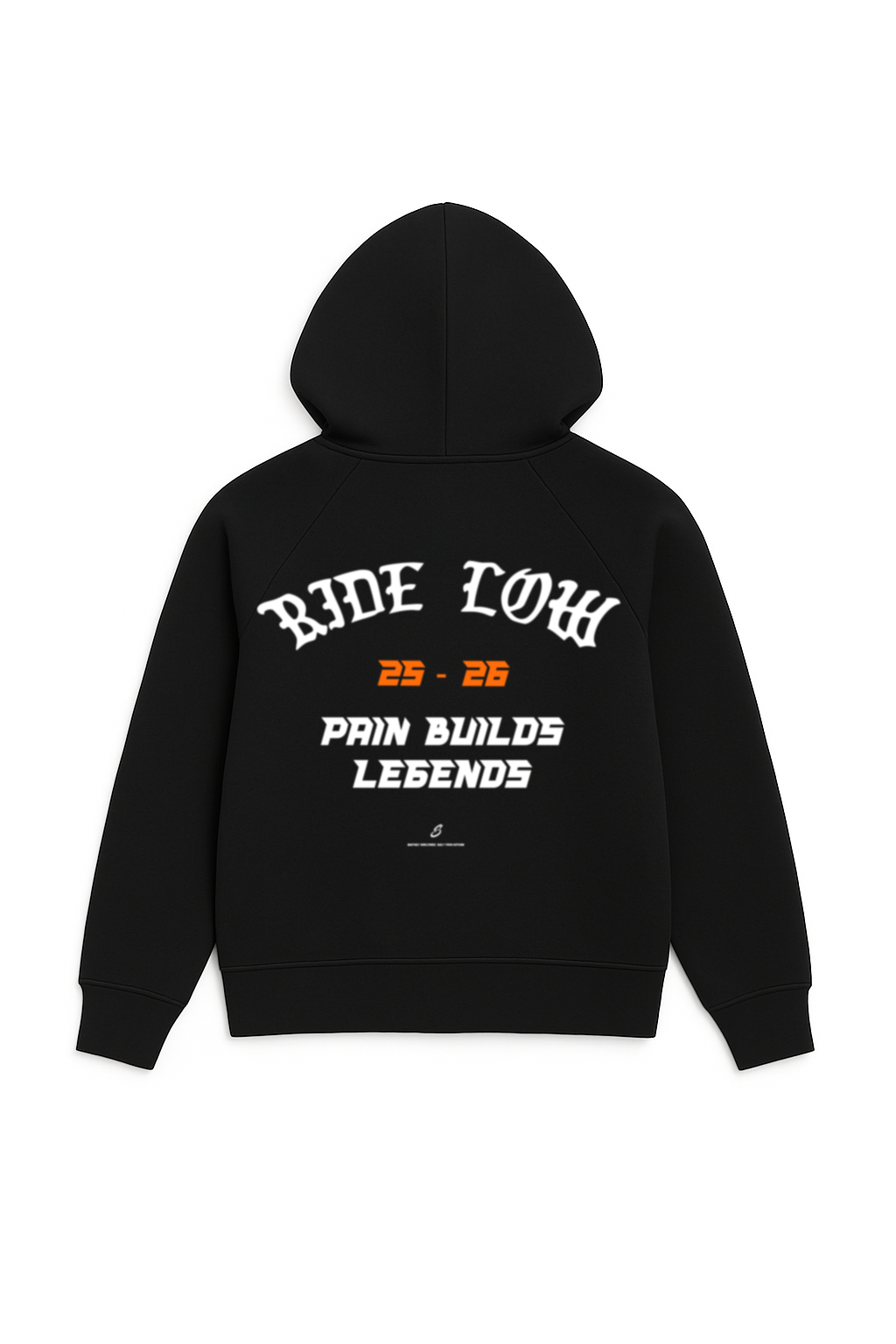 RIDE LOW ZIPPER BLACK